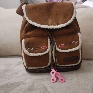 CROCS Brown and Pink Kids Backpack